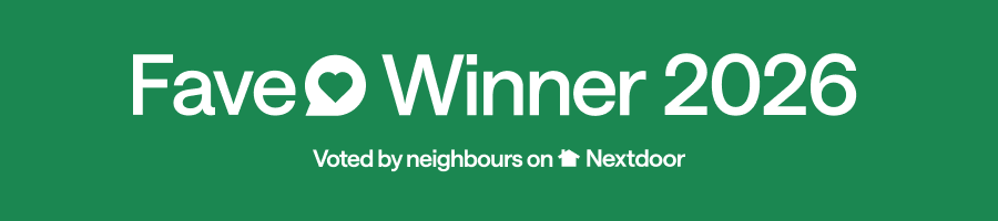 Nextdoor Fave Winner 2026 – voted by neighbours on Nextdoor
